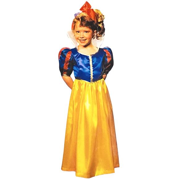 Vintage Secrets Snow White Princess Dress Costume Child Small 5-6 New Deadstock - Picture 1 of 14